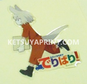 キャラクター3Dシール KTY069